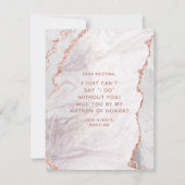 White & Roos Gold, je wordt mijn Ereheer Kaart (Achterkant)