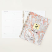 White & Roos Gold Marble Gold Box, naam en monogra Planner (Display)