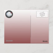 White Rooster Briefkaart (Achterkant)