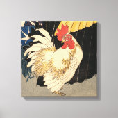 White Rooster Canvas Afdruk (Voorkant)