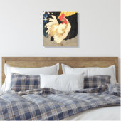 White Rooster Canvas Afdruk (Insitu (Slaapkamer))