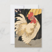 White Rooster Fine Art Bedankkaart (Voorkant)