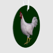 White Rooster Ornament (voorkant)