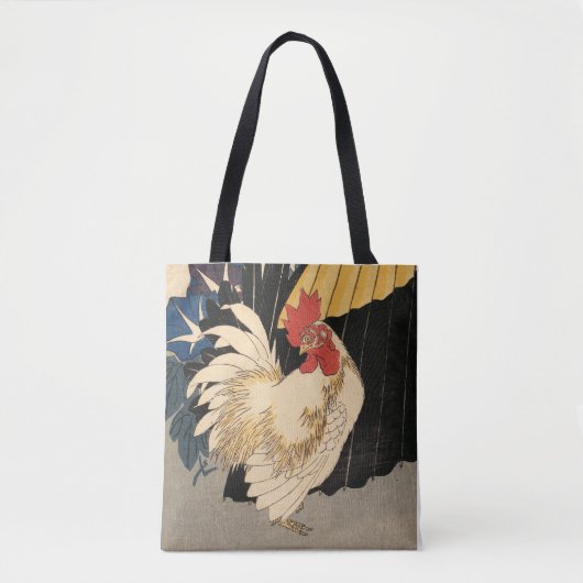 White Rooster Tote Bag (Voorkant)