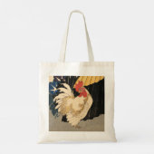 White Rooster Tote Bag (Achterkant)