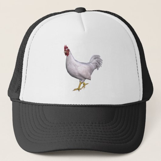 White Rooster Trucker Pet (Voorkant)