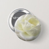 White Rose 3 Angelic Ronde Button 5,7 Cm (Voorkant /achterkant)