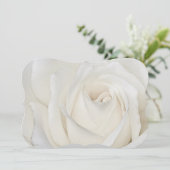 White Rose 5x7 Uitnodiging (Staand voorkant)