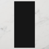 White Rose, aangepaste menukaarten Menu (Voorkant)