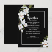  White Rose Aankondigingskaart (Voorkant / Achterkant)