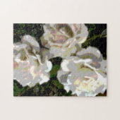 White Rose Abstract Legpuzzel (Horizontaal)