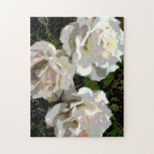 White Rose Abstract Legpuzzel