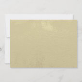 White Rose and Gold We worden getrouwd. Save The Date (Achterkant)