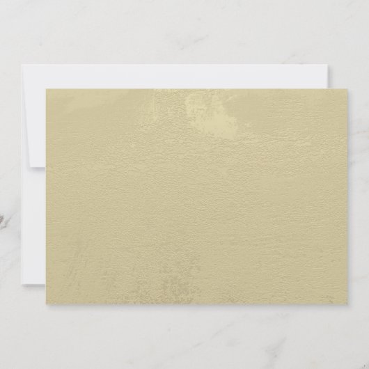 White Rose and Gold We worden getrouwd. Save The Date (Achterkant)