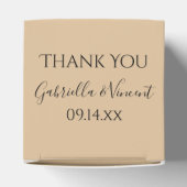 White Rose and Pearls Wedding Bedankdoosjes (Bovenkant)