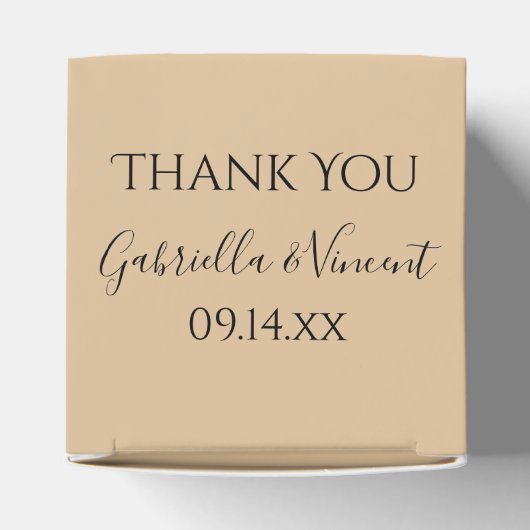 White Rose and Pearls Wedding Bedankdoosjes (Bovenkant)