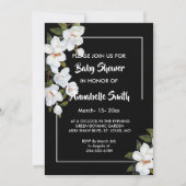  White Rose Baby shower Kaart (Voorkant)