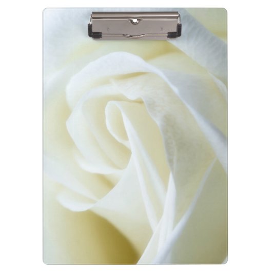 White Rose Background Modern Elegant Klembord (Voorkant)