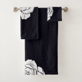 White Rose Bad Handdoek