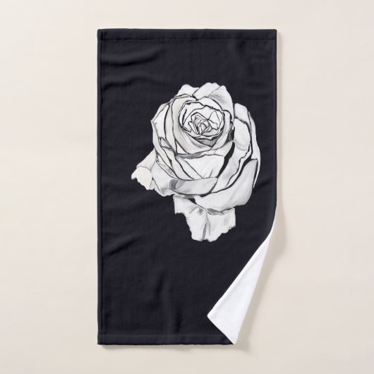 White Rose Bad Handdoek (Handdoek)