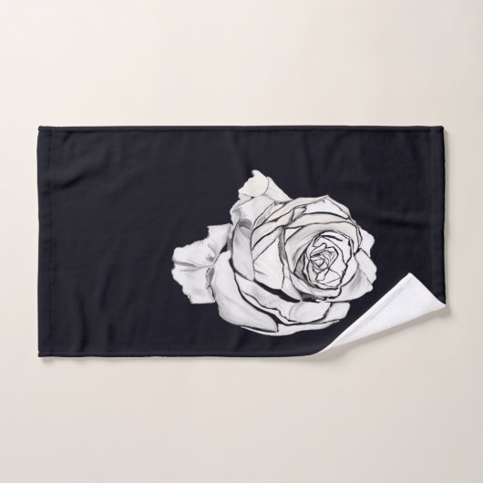 White Rose Bad Handdoek (Handdoek)