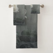 White Rose Bad Handdoek (Insitu)