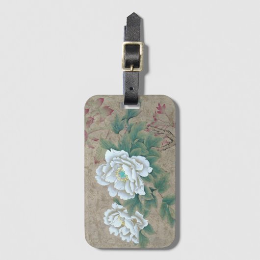 White Rose Bagagelabel (Voorkant (verticaal))