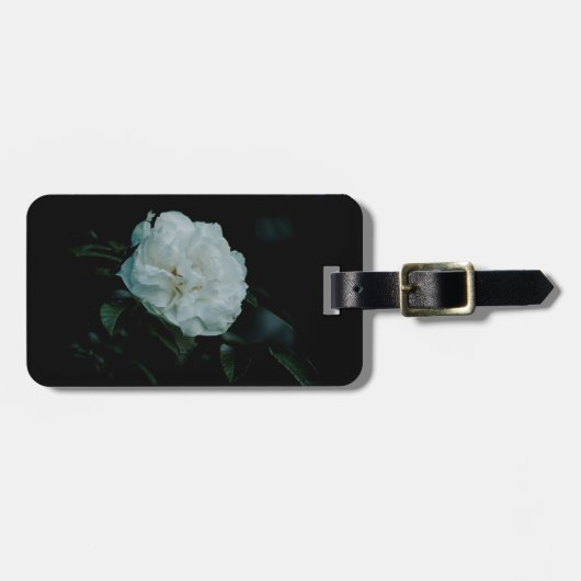 White Rose Bagagelabel (Voorkant horizontaal)