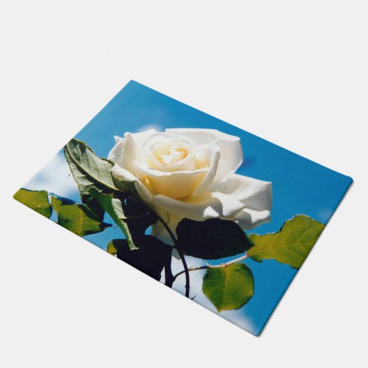 White Rose Beauty Deurmat (Schuin)