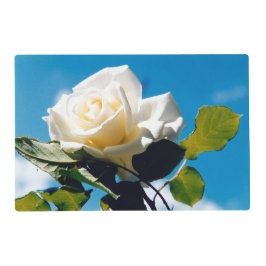 White Rose Beauty Gelamineerde Placemat