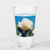 White Rose Beauty Glas (Achterkant)