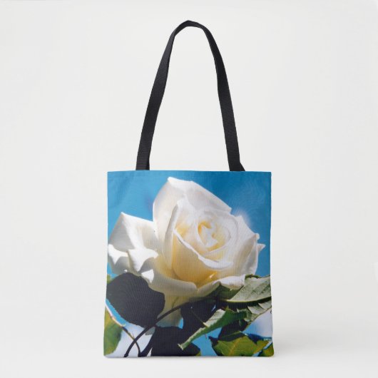 White Rose Beauty Tote Bag (Voorkant)