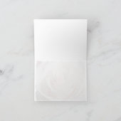 White Rose Bedankkaart (Binnen)