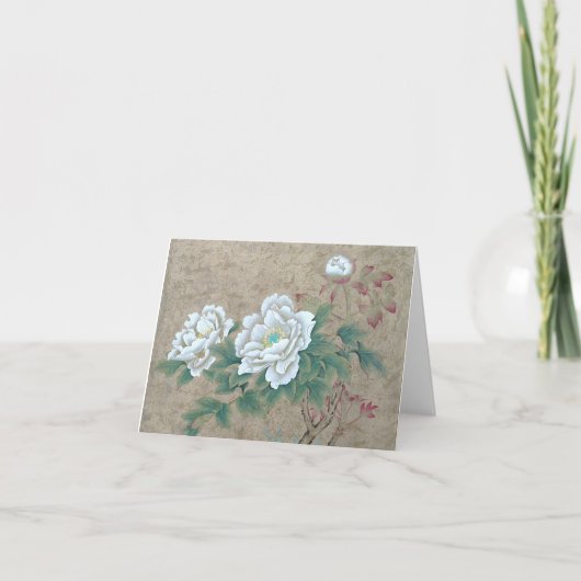 White Rose Bedankkaart (Voorkant)