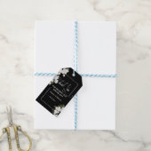  White Rose bedankt Cadeaulabel (Met Touw)
