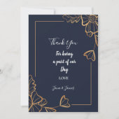  White Rose bedankt Kaart (Voorkant)