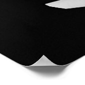 White Rose Black en White Photographic Art Print (Hoek)