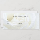 White Rose Bloemen Zakelijke Cadeaubon (Achterkant)