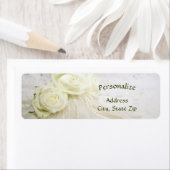 White Rose Boeket Kant Elegant Romantisch Etiket (Insitu)