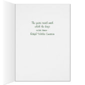 White Rose Bokeh Emerson Quote (Binnen (Rechts))