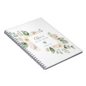 White Rose Botanical Vrijgezellenfeest Recipbook Notitieboek (Rechterzijde)
