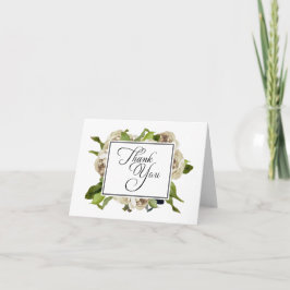 White Rose Bouquet Floral bedankt