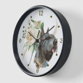 White Rose Bouquet Giant Schnauzer Dog (Hoek)