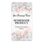 White Rose Bouquet Product Label (Voorkant)
