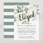 White Rose Bouquet| We hebben een loopje genomen | Kaart (Voorkant / Achterkant)