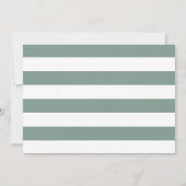 White Rose Bouquet | Wedding repetitie diner Kaart (Achterkant)