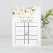 White Rose Bridal Bingo/Who kent het beste van de  Kaart (Staand voorkant)