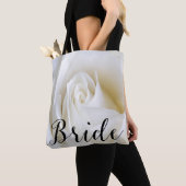 White Rose Bride Canvas Canvas tas over alles (Dichtbij)