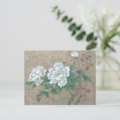 White Rose Briefkaart (Staand voorkant)