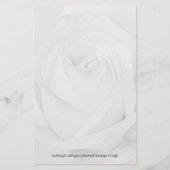 White Rose Briefpapier (Voorkant)